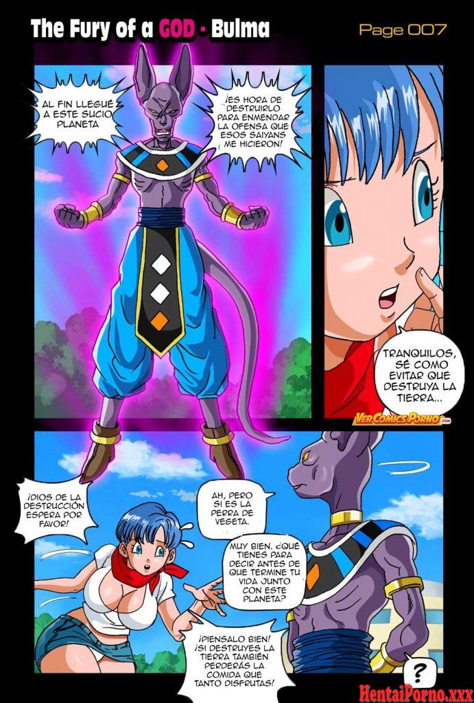 La furia de Bills contra el culo de Bulma -Sin Censura - Hentai Porno