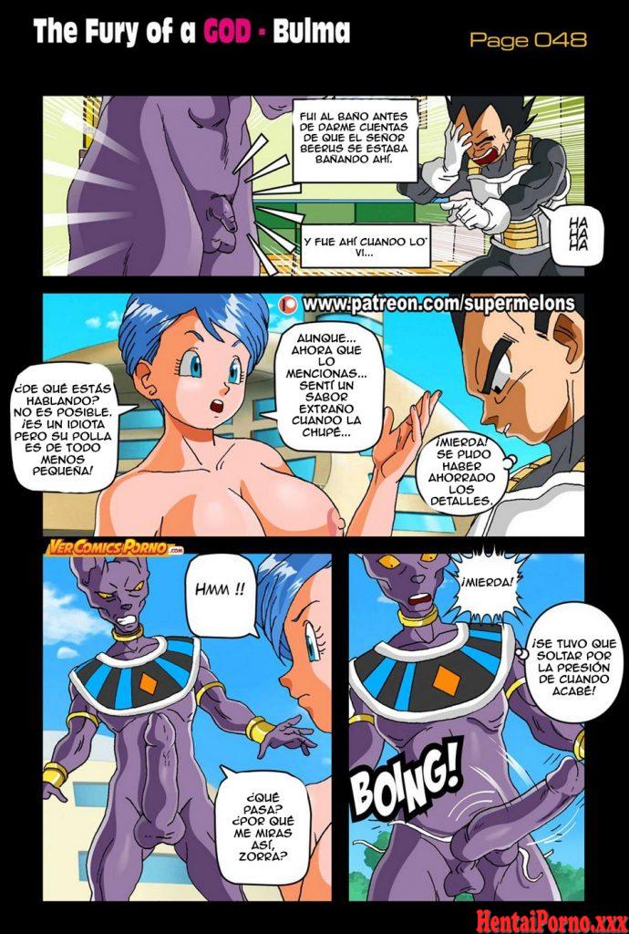 La furia de Bills contra el culo de Bulma -Sin Censura - Hentai Porno