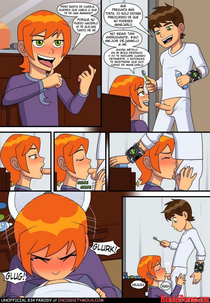 Ben 10 Follando a su prima Gwen Parte 2 - Hentai Porno