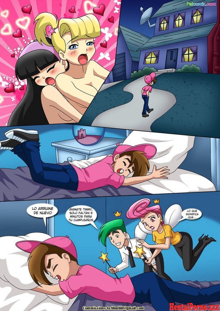 La primera vez de Timmy-Padrinos mágicos - Hentai Porno